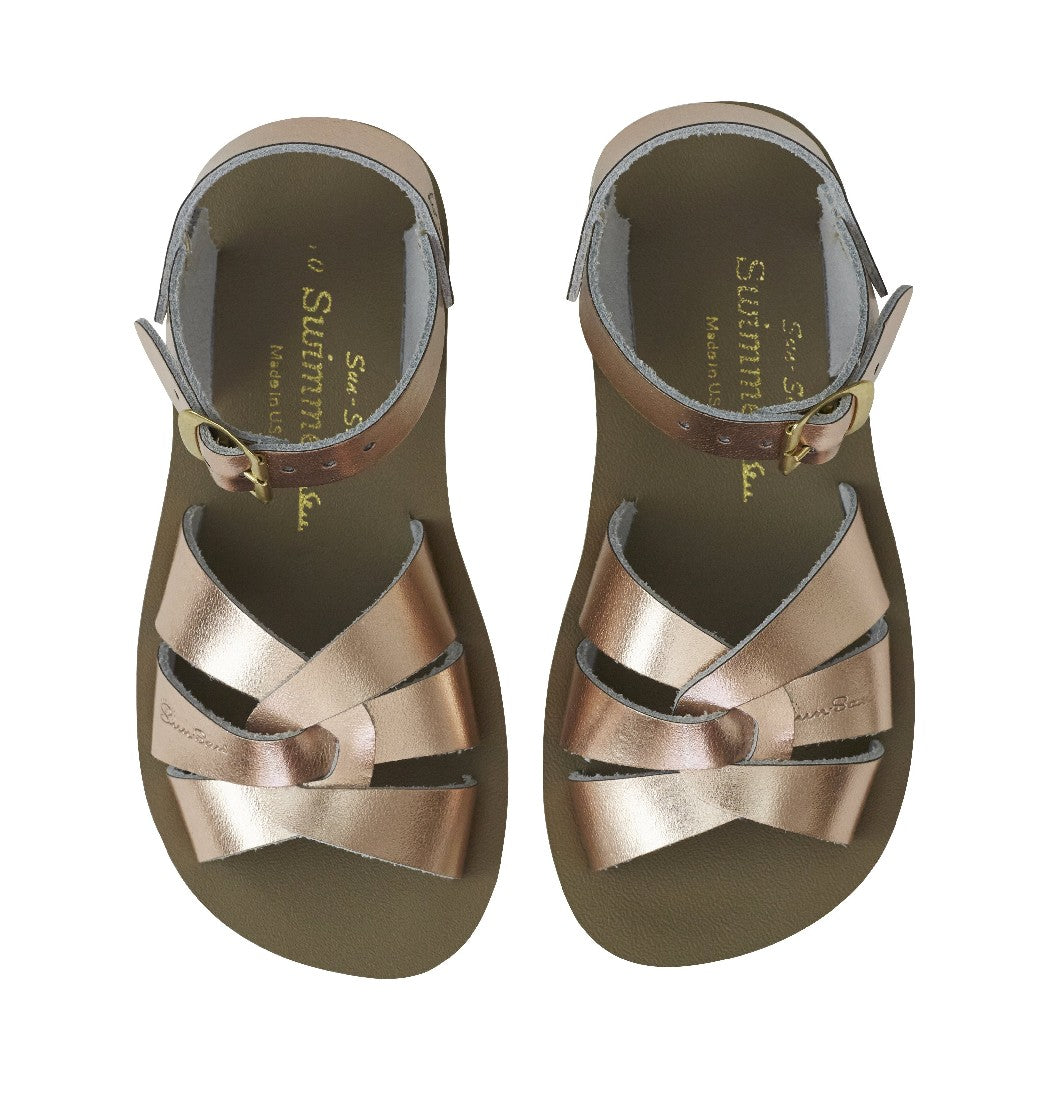 SALTWATER ROSE GOLD SUNSAN SWIMMER SANDAL Treetop Toy Shop