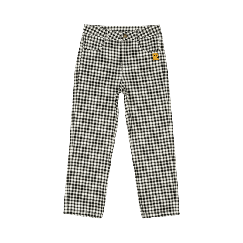 Green and black checkered on sale pants