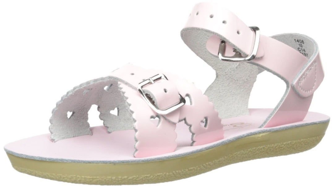 SALTWATER - KIDS SUNSAN SWEETHEART SANDAL: SHINY PINK [sz:INFANT 5]