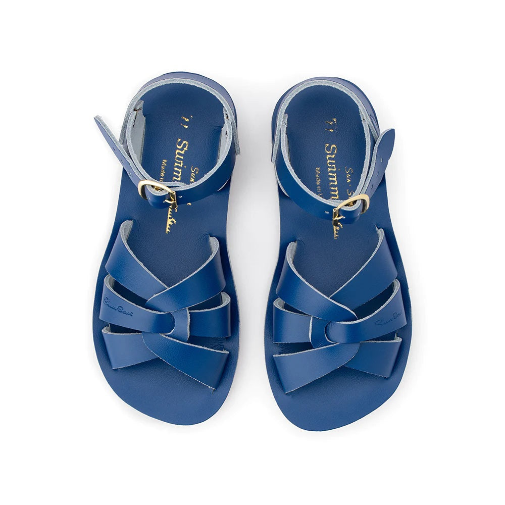 Salt-Water Sun-San Kid's Sandals - Shark - Navy | Natural Baby Shower