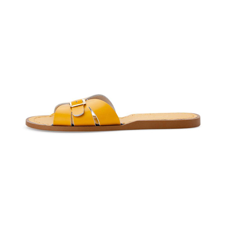 SALTWATER - ADULT MUSTARD CLASSIC SLIDE SANDAL [sz:ADULT 5]