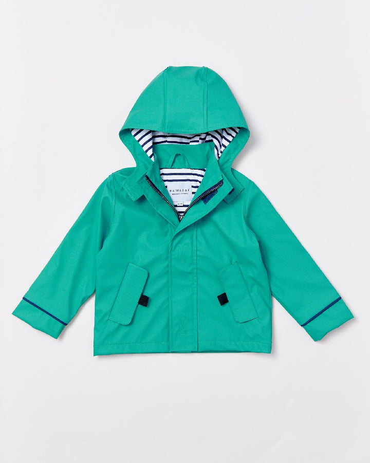 RAINKOAT - STRIPY SAILOR - TEAL