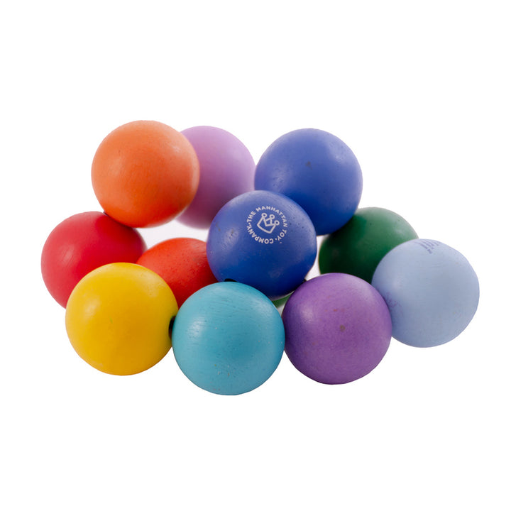 MANHATTAN TOY - COLOURFUL WOODEN BEADS 