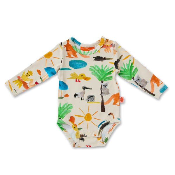 HALCYON NIGHTS - YO'S COUNTRY LONG SLEEVE BODY SUIT [sz:0-3 MTHS]