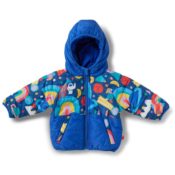 HALCYON NIGHTS - ROCKET RIDE KIDS PUFFER JACKET [sz:6-12 MTHS]