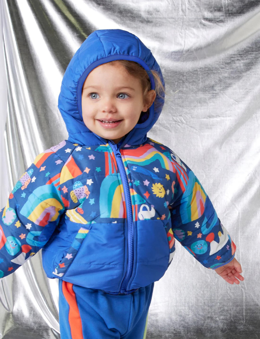 HALCYON NIGHTS - ROCKET RIDE KIDS PUFFER JACKET [sz:6-12 MTHS]