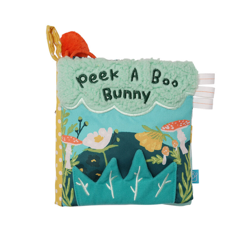 MANHATTAN TOY - FABRIC BOOK: PEEK A BOO BUNNY 