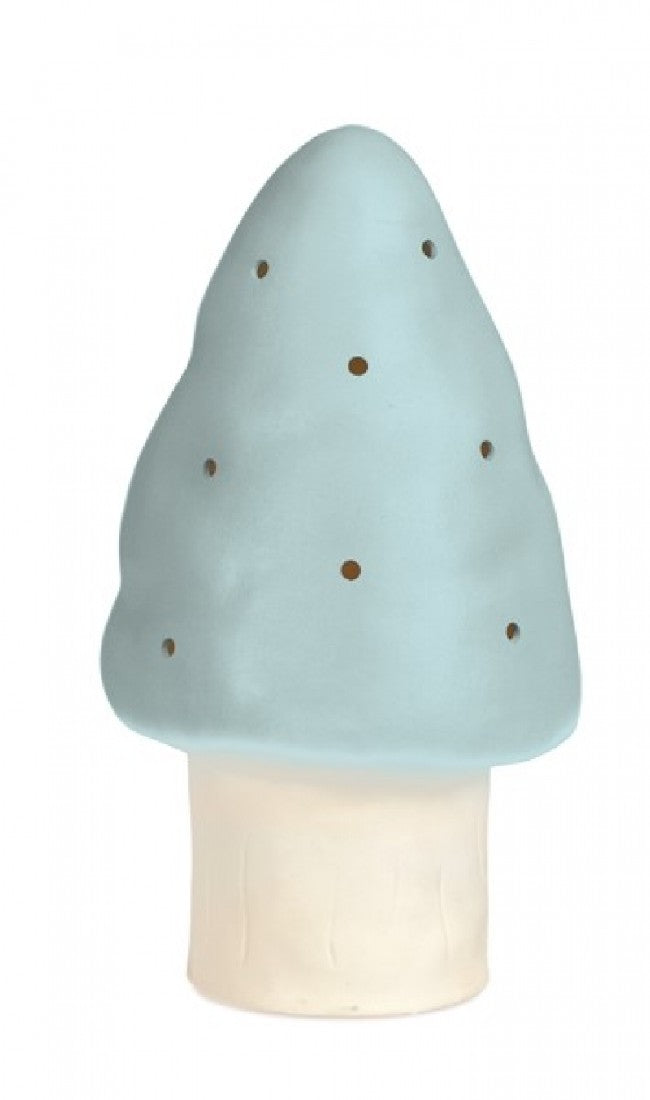 HEICO - SMALL LIGHT BLUE MUSHROOM LAMP 