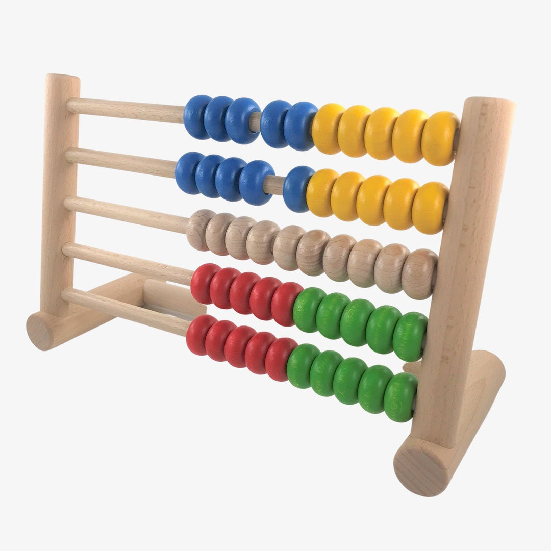 BAJO - WOODEN ABACUS 50 (5 ROWS OF 10) 