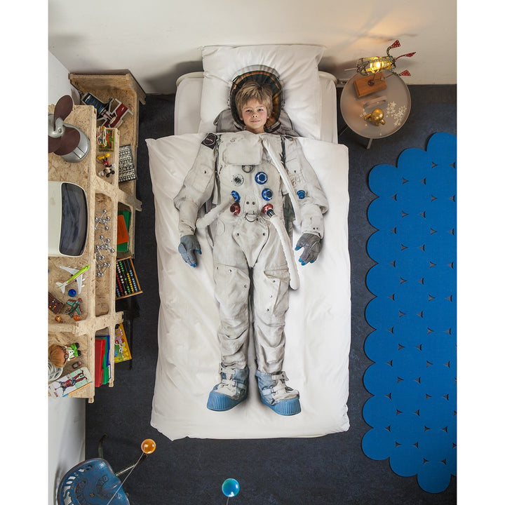 SNURK - SINGLE QUILT COVER AND PILLOW SET: ASTRONAUT 