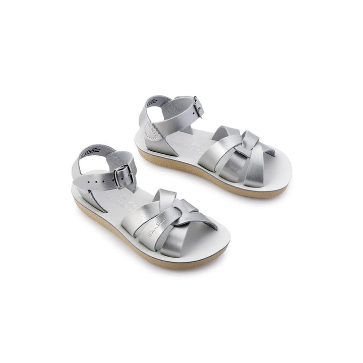 SALTWATER - KIDS SUNSAN SWIMMER SANDAL: SILVER