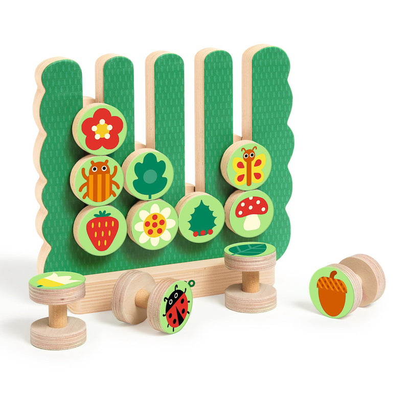 DJECO - 12 PIECE GARDEN VERTICAL GAME 