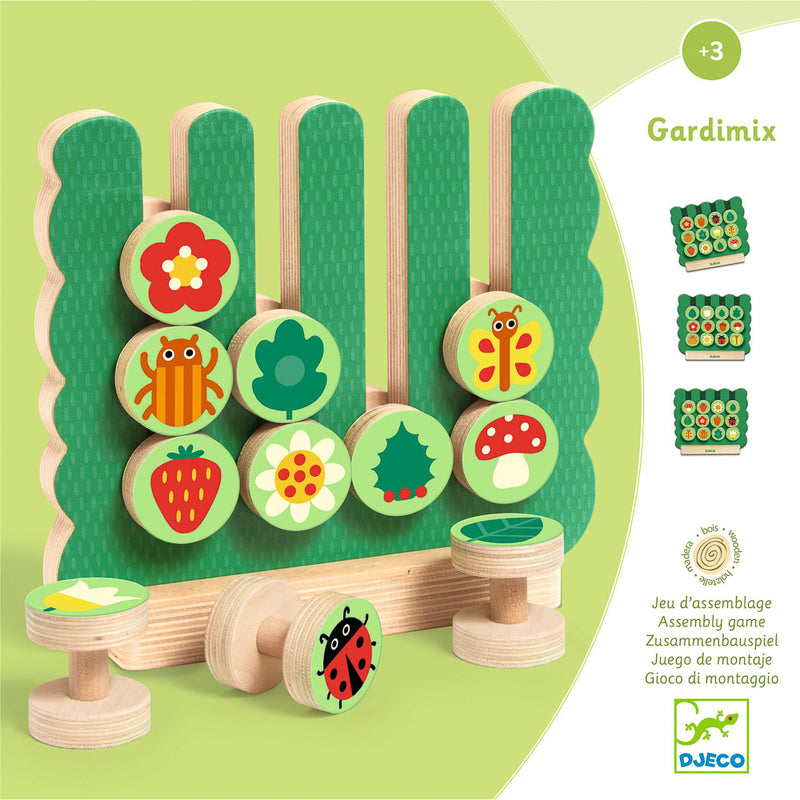 DJECO - 12 PIECE GARDEN VERTICAL GAME 