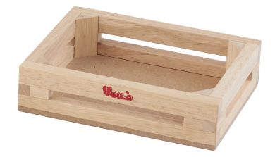 VOILA - WOODEN VEGETABLE CRATE FOR PLAY FOOD