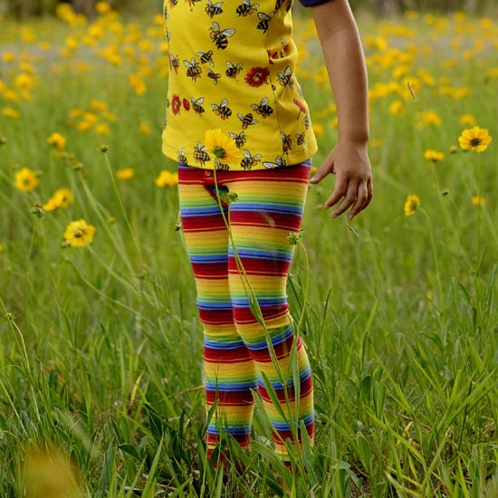 SLUGS + SNAILS - FOOTLESS TIGHTS - RAINBOW