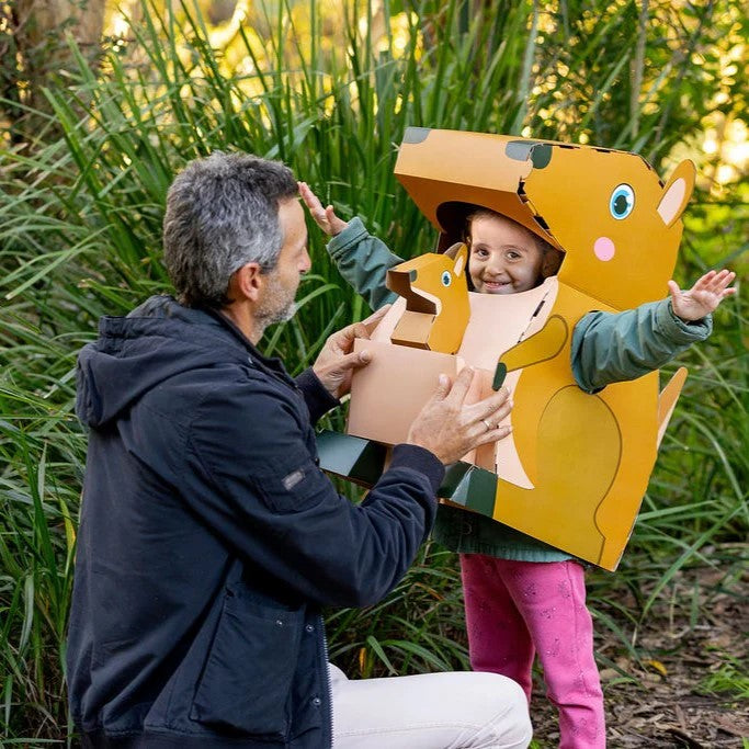 PAPER POPS - MILA THE KANGAROO CARDBOARD COSTUME