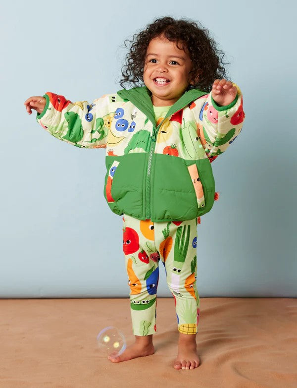 HALCYON NIGHTS - HAPPY HARVEST KIDS PUFFER [sz:6-12 MTHS] 