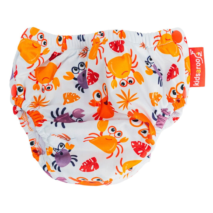 KIDSAROO - REUSABLE SWIM NAPPY: CRABTASTIC