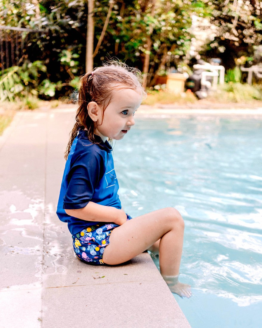 KIDSAROO - REUSABLE SWIM NAPPY: CRABTASTIC