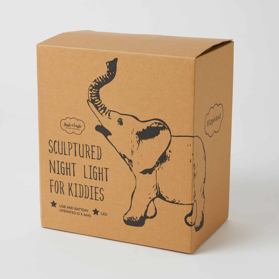 JIGGLE & GIGGLE - SCULPTURED LIGHT: ELEPHANT