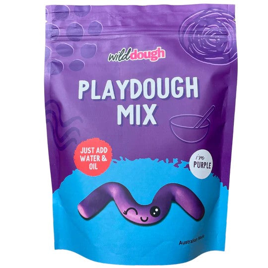 WILD DOUGH - DIY PLAYDOUGH MIX : PURPLE