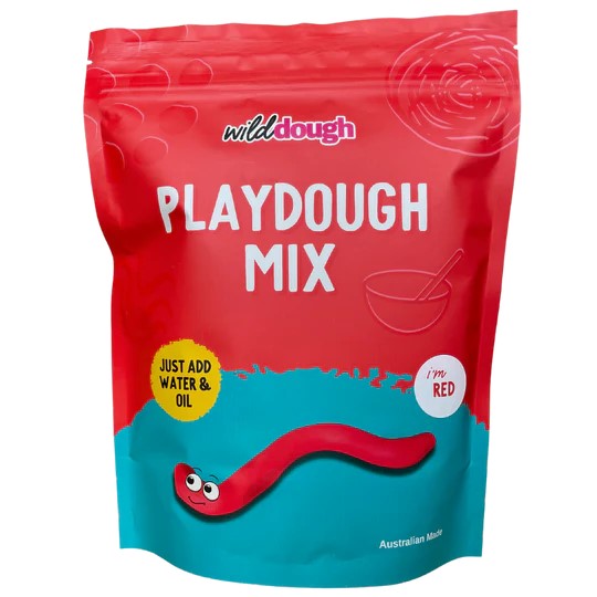 WILD DOUGH - DIY PLAYDOUGH MIX : RED