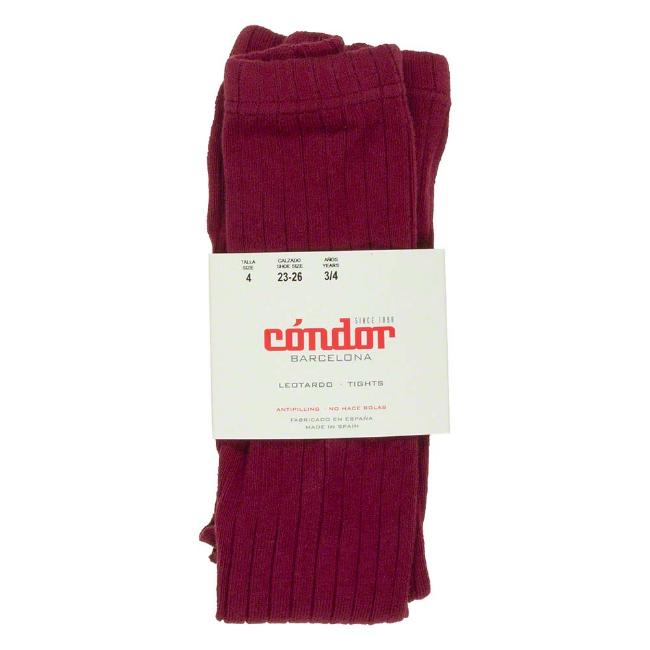 CONDOR - RIB TIGHT: COLOUR #575 GRANATE BURGUNDY [sz:000]