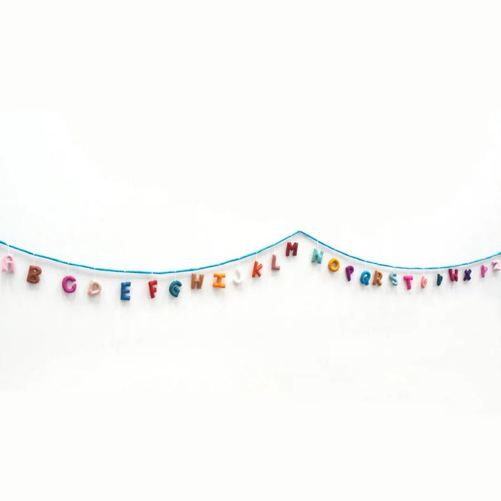 TARA TREASURES - COLOURFUL ALPHABET GARLAND A TO Z