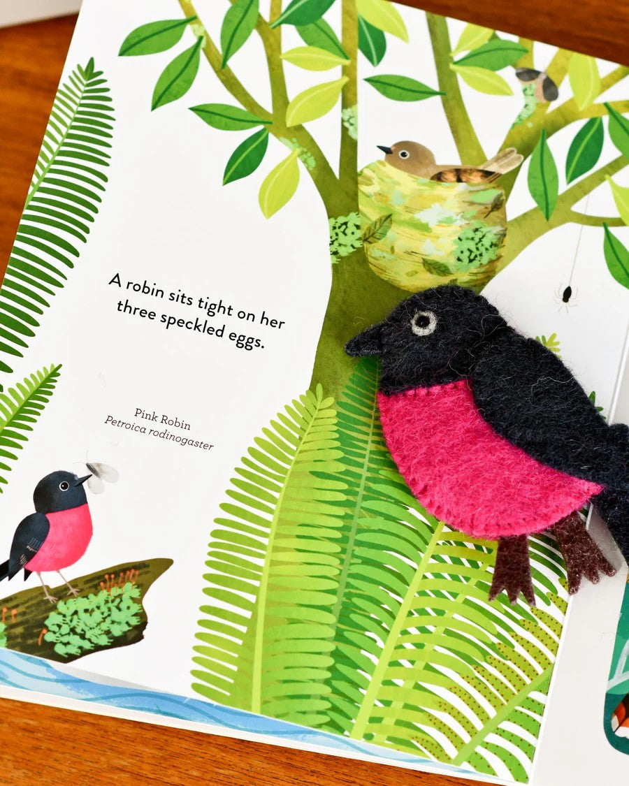 TARA TREASURES - FINGER PUPPET & BOOK SET: BUSY BEAKS