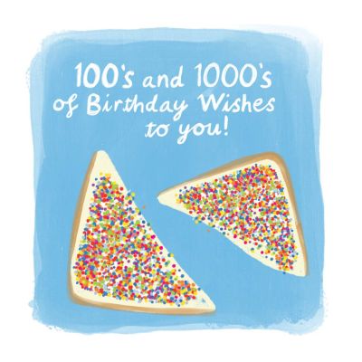 CARD: 100'S AND 1000'S BIRTHDAY WISHES [cl:BLUE]