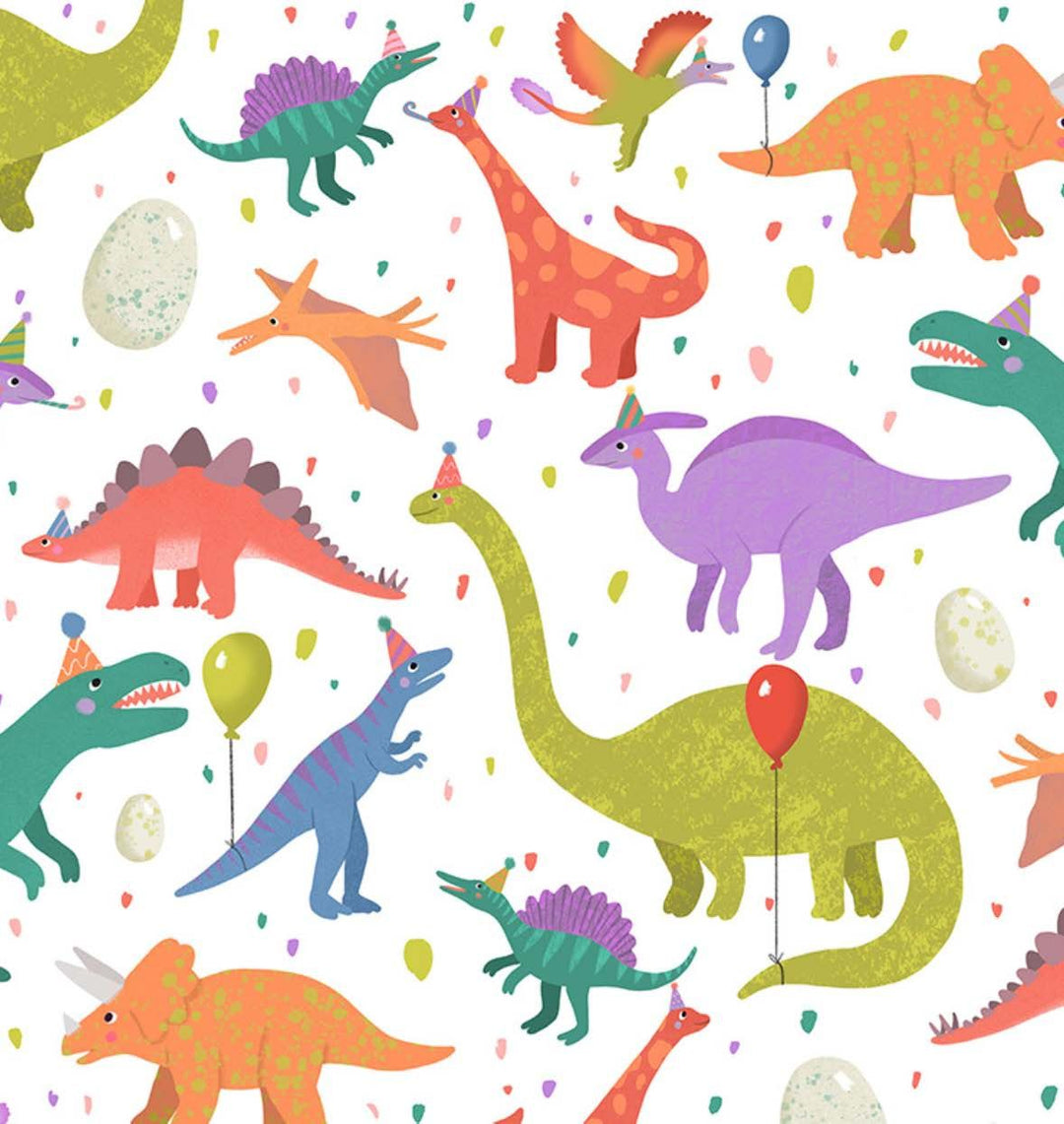 CARD: CONFETTI DINOSAURS BY CAT MACINNES 