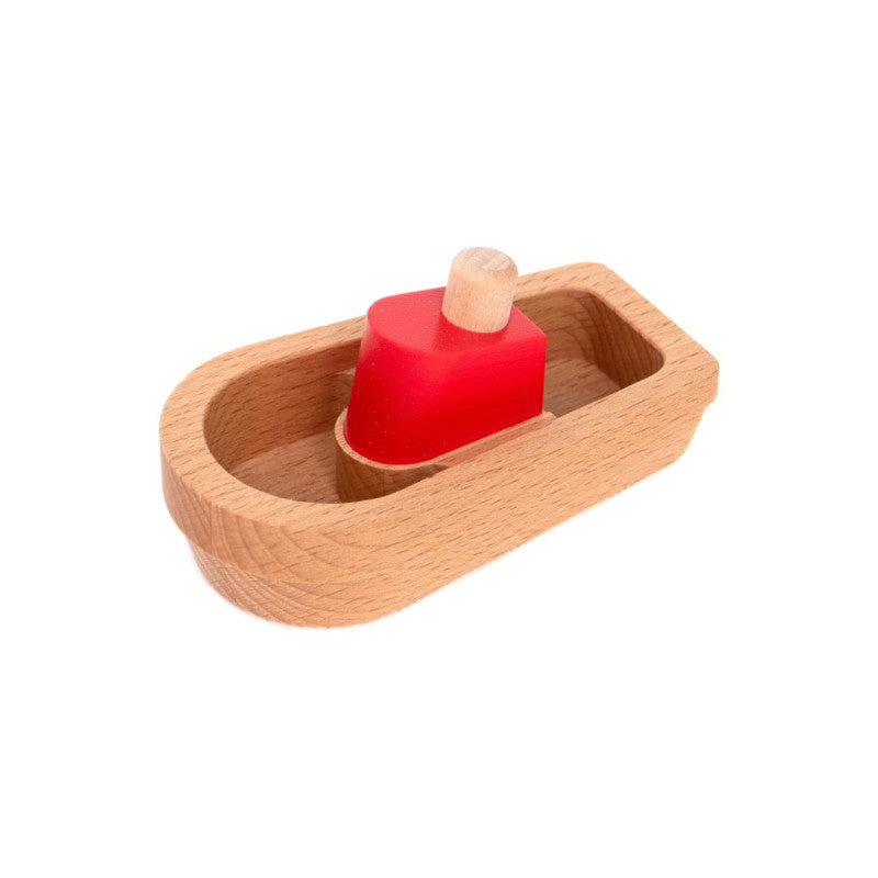 BAJO - WOODEN FISHING BOAT: RED