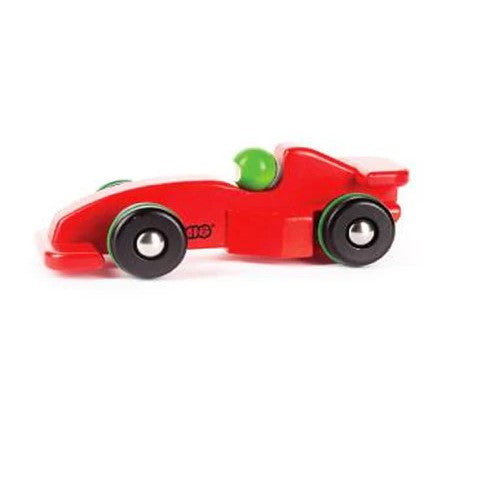 BAJO - WOODEN FORMULA 1 RACING CAR: RED