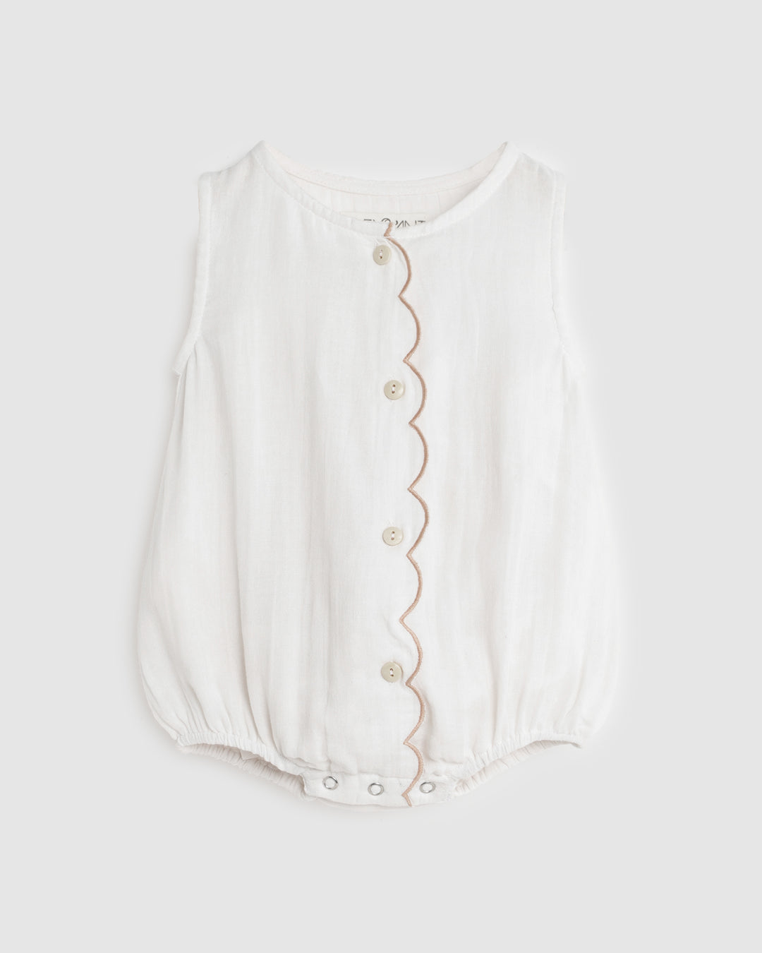 ALEX AND ANT - BONNIE PLAYSUIT  WHITE [sz:0-3 MTHS]