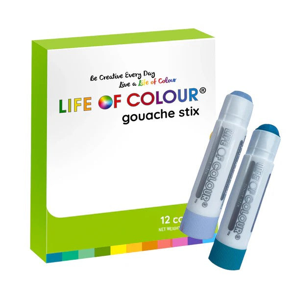 LIFE OF COLOUR - GOUACHE PAINTING STIX