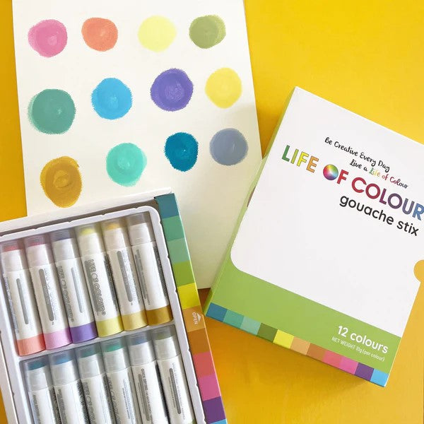 LIFE OF COLOUR - GOUACHE PAINTING STIX