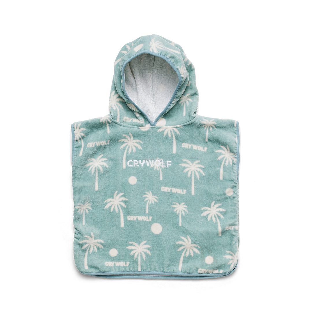 CRYWOLF - BABY HOODED TOWEL: PACIFIC BLUE