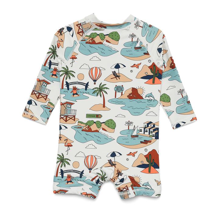 CRYWOLF - RASH SUIT: PARADISE [sz:6-12 MTHS]