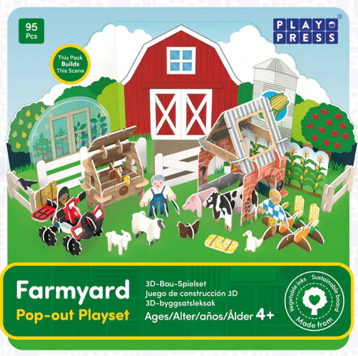 PLAYPRESS - FARMYARD PLAYSET 