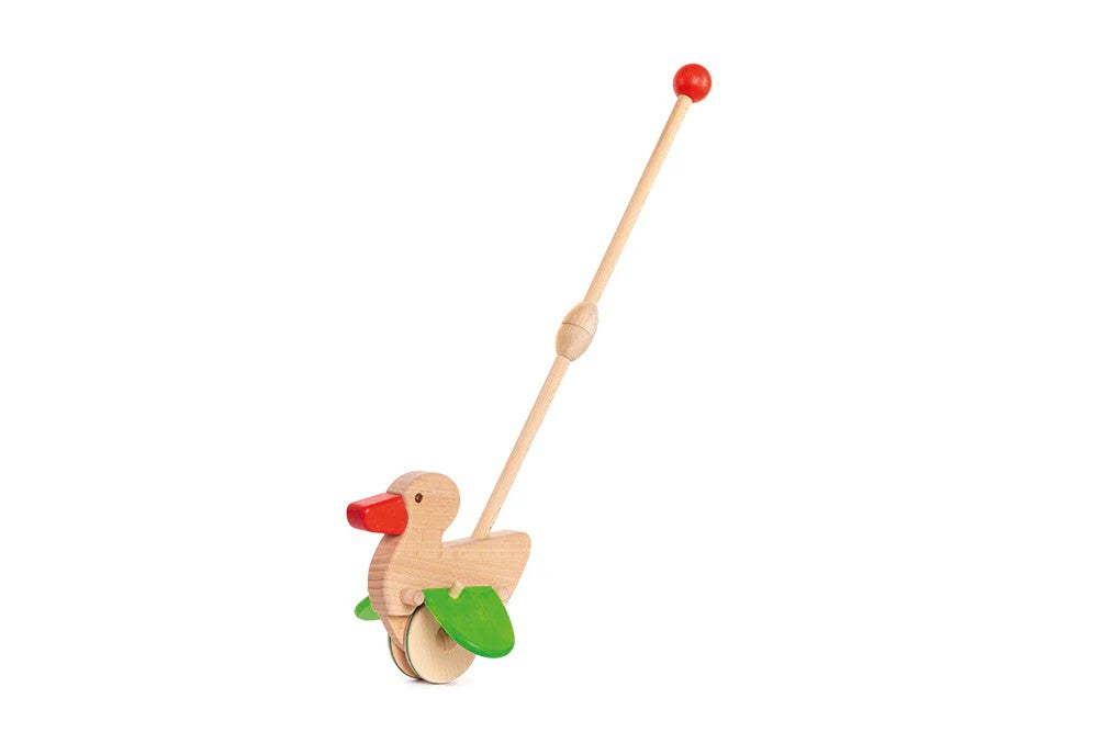 BAJO - WOODEN DUCK PUSH ALONG