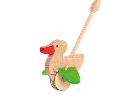 BAJO - WOODEN DUCK PUSH ALONG