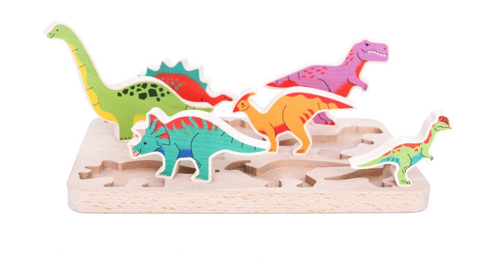 BAJO - WOODEN DINOS SORTER