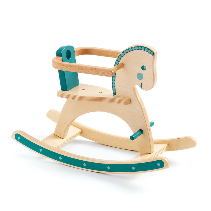 DJECO - POMEA DOLL WOODEN ROCKING HORSE 