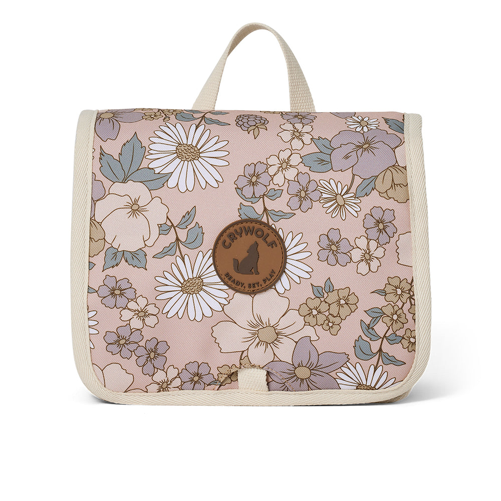 CRYWOLF - TOILETRY BAG: DAISY FLORAL