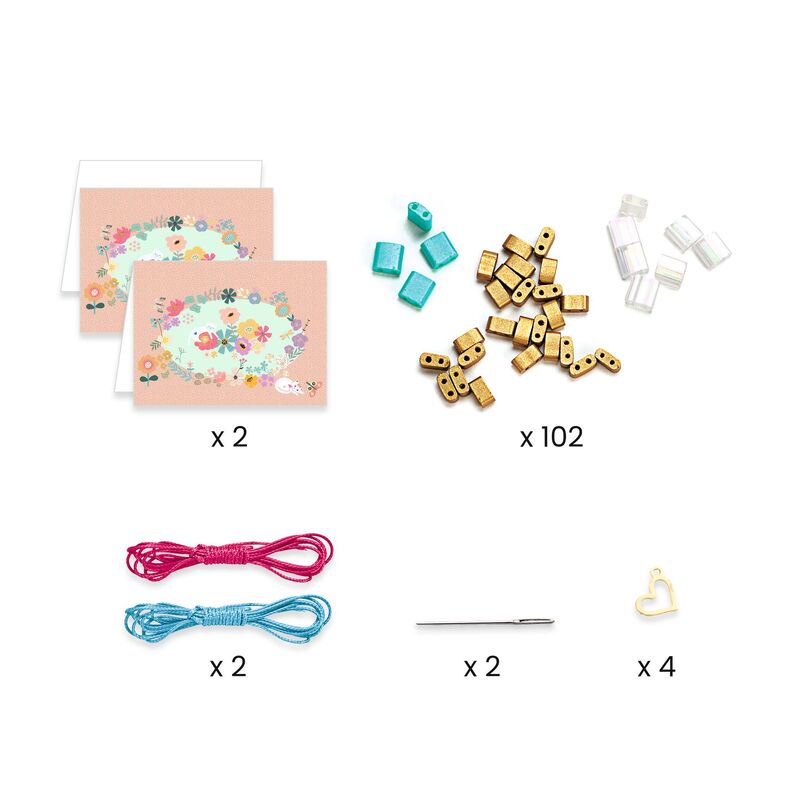 DJECO - YOU & ME TILA & FLOWERS BEADS SET