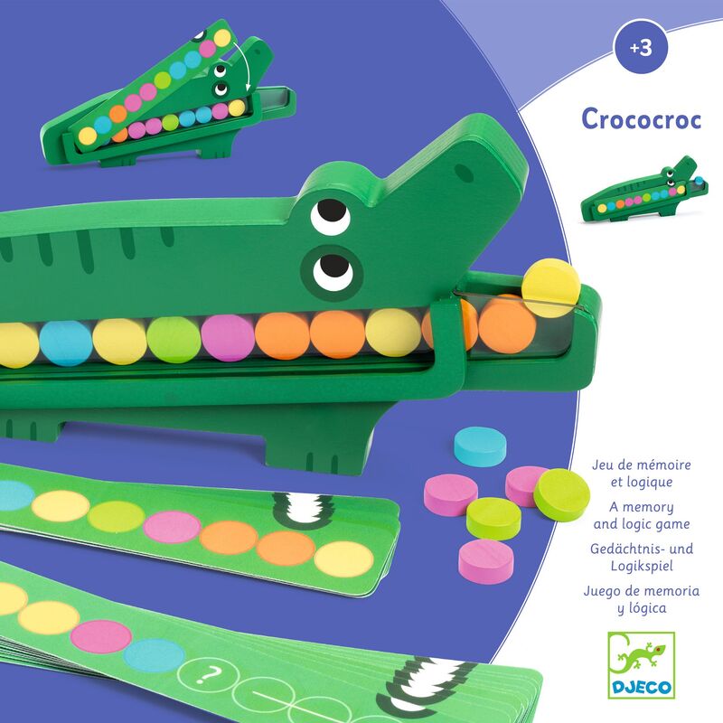 DJECO - CROCOCROC WOODEN GAME 