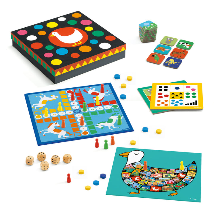 DJECO - 12 CLASSIC BOARD GAMES