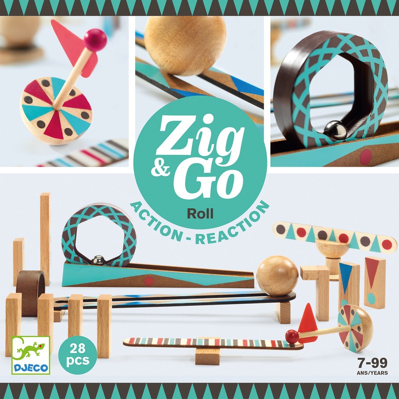 DJECO - ZIG & GO 28 PC SET