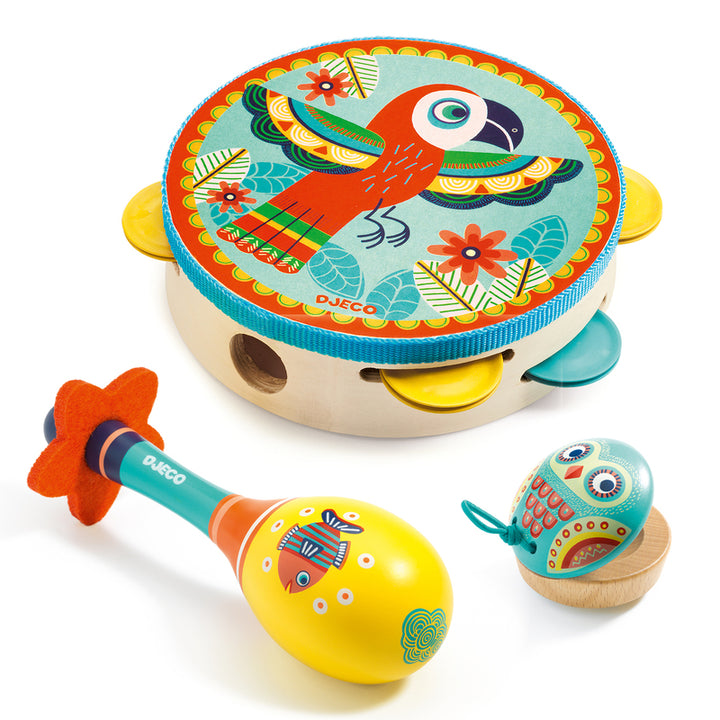 DJECO - ANIMAMBO SET OF 3 INSTRUMENTS