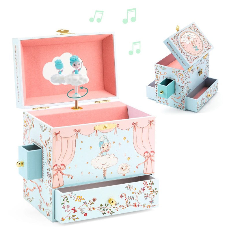 DJECO - BALLERINA ON STAGE MUSIC JEWELLERY BOX 